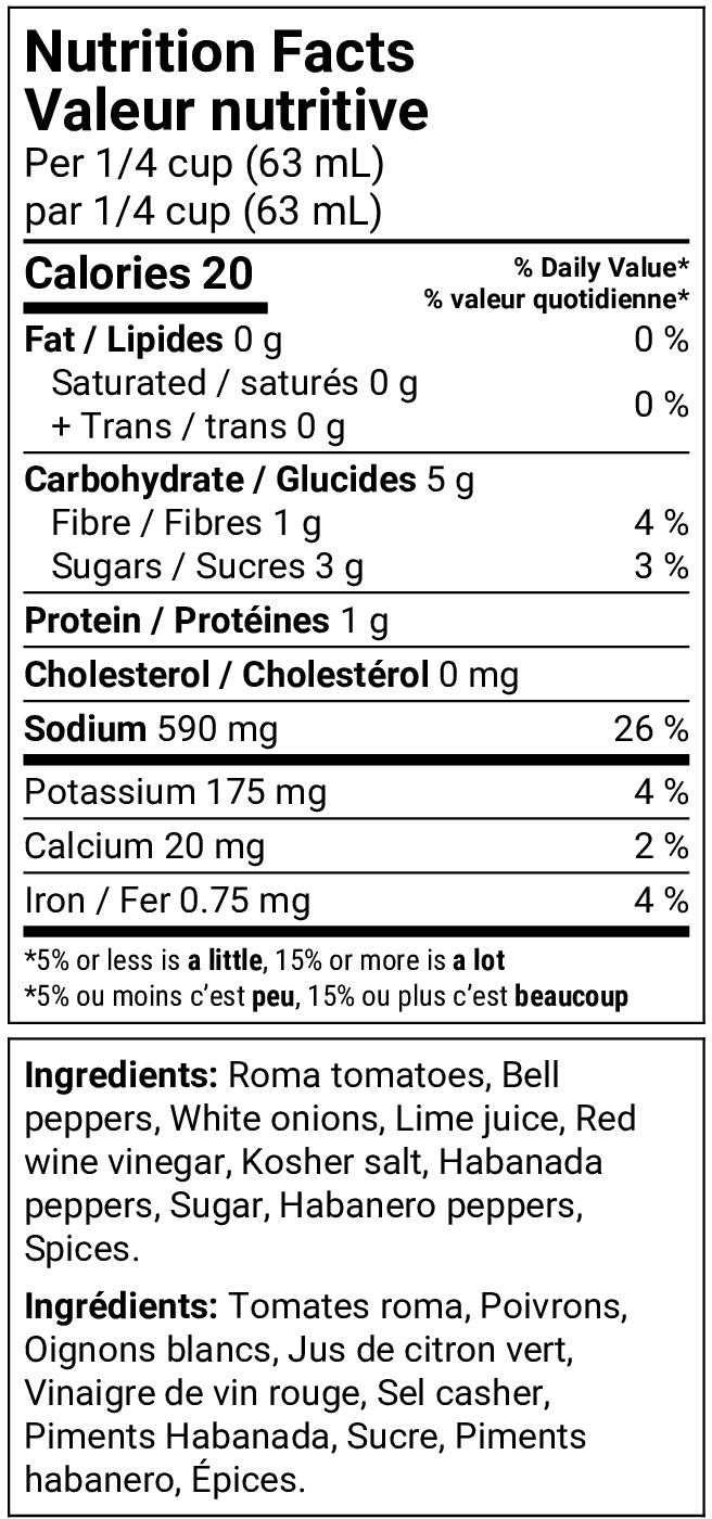 Fruity Habanero Salsa